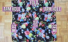 an image of a pattern with the words arm hole and arm hole