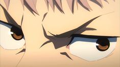 the eyes of an anime character with long eyelashes