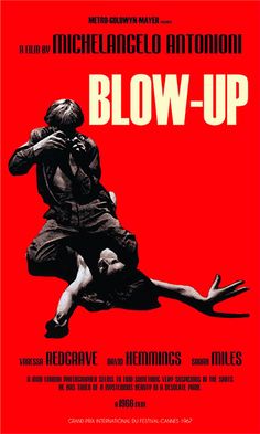 the poster for blow - up