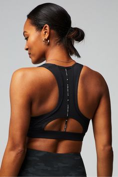 Belle Racerback High-Impact Sports Bra Fabletics black female Activewear >> Womens >> Sports Bras >> Sports Bra >> High Impact regular Running/Training 4-Way Stretch/Moisture-Wicking/UPF Protection High-impact, racerback style. Activewear Details, Running Sports Bra, Best Sports Bras, Your Own Pace, High Impact Sports Bra, Popular Sports, Running Sports, Sport Bra, Running Training