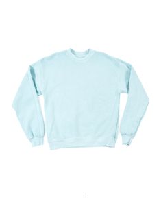 Our classic crew neck sweatshirt in sun washed colors. It's great for everyday pre and post surfing. It is inspired by my own vintage crew neck and can be worn by both men and women. True to size for men and slightly oversize fit for women. 100% Cotton Made in Los Angeles *This garment goes through a unique, pigment dye wash process to mimic a vintage look. Please expect minor variations in color and saturation. These imperfections are intended to make each piece special. Crew Neck T-shirt For Surfing, Soft-washed Blue Crew Sweatshirt, Relaxed Fit Crew Neck T-shirt For Surfing, Blue Crew Neck Soft-washed Sweatshirt, Disney Eyes, Crew Neck T-shirt With Front Print For Surfing, Vintage Crew Neck, Beach Tee, Sweatshirts Pattern