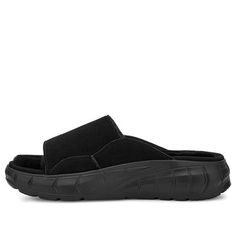 (WMNS) UGG Westsider Slide Soft Sole Cozy Flat Heel Sports Slippers Black 1118135-BLKS (Women's) Cozy Flat, Sport Slippers, Slippers Black, Slippers, Heels, Sports, Black