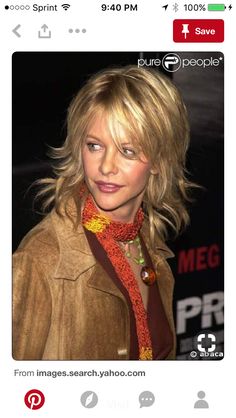 Funky Hairstyles For Long Hair, Meg Ryan Hairstyles, Medium Shag Hairstyles, Meg Ryan, Hot Hair Styles, Shag Haircut, Naha