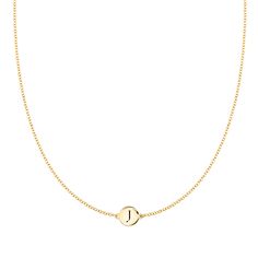 Clean lines and high shine make this monogrammed gold disc necklace a modern classic. An elegant single initial engraved on both sides of a solid 14k gold circular disc catches and reflects the light. Perfect for everyday wear - lightweight enough to sleep in and never take off. A staple for your everyday wardrobe - it Luxury Elegant Initials Necklace, Minimalist Initial Round Disc Necklace, Minimalist Round Disc Initial Necklace, Minimalist Initial Pendant Necklace With Polished Finish, Minimalist Polished Initial Pendant Necklace, Minimalist 14k Gold Monogram Initial Necklace, Dainty 14k Gold Name Necklace, Dainty 14k Gold Round Name Necklace, Minimalist Yellow Gold Round Pendant Name Necklace