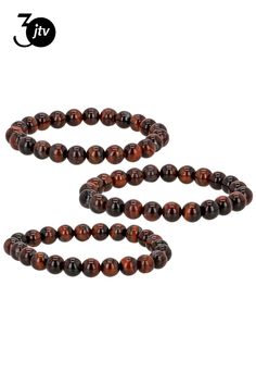 8mm Round Mahogany Tigers Eye Rhodium Over Sterling Silver 3 Bead Stretch Bracelet. Measures Approximately Elegant Brown Bracelets With Large Beads, Brown Wooden Beads Bracelet, Brown Bracelet With 8mm Round Beads, Brown 8mm Beaded Round Bracelets, Brown Round Bracelets With 8mm Beads, Brown Bracelets With 8mm Beads, Brown Gemstone Beaded Bracelets, Brown Beaded Bracelets With Large Beads, Brown Beaded Bracelets With Wooden Beads