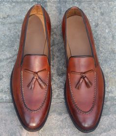 Crafted Leather Brown Classic Men Tassel Loafers Dress Wedding Shoes sold by Crafted Leather. Shop more products from Crafted Leather on Storenvy, the home of independent small businesses all over the world. Loafers Dress, Quality Leather Boots, Custom Design Shoes, Fashion Suits, Loafers Shoes, Tassel Loafers, Mens Fashion Suits, Classic Man, Brown Fashion