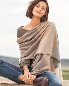 Cast in warm, weighty cashmere, our favorite wrap is just right for cool nights, long flights, frosty offices, and alfresco weddings. Its substantial, plush hand makes for an elegant cover-up or exquisite scarf. Ladies Shawls Wraps, Luxury Pashmina Shawl, Luxury Cashmere Shawl, Garnet Hill Scarf, Cashmere Pashmina Shawls And Wraps, Clothing Wraps Shawl, Hermes Scarf Winter Cashmere Shawl, Gift Wrap Sweater, Heated Shawl