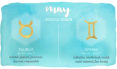 two zodiac signs are depicted on a watercolor background