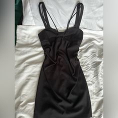 Zara Dress Never Worn, Pleaded Sides With Bow Design On Bust, Great Condition, Zipper Back, Size Xs. Black Lined Mini Bodycon Dress, Black Lined Bodycon Mini Dress, Black Mini Dress By Zara For Going Out, Zara Fitted Lined Midi Dress, Zara Black Ruched Mini Dress, Zara Black Mini Dress For Going Out, Zara Fitted Dress For Going Out, Fitted Black Mini Dress By Zara, Zara Black Mini Bodycon Dress