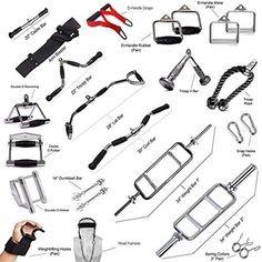 an image of different types of metal parts