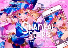 an advertisement for the mobile game shanna store