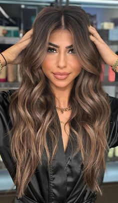 Caramel Beige Balayage, Beige Balayage, Baylage Hair, Black Hair Balayage, Brown Hair Looks, Bronde Balayage, Brown Hair Inspo