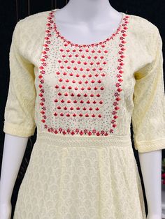 Chikankari kurti made in India sizes are given by Bust measurement (inches) Chikankari Kurti, Lake Zurich, Zurich, Womens Clothing Tops, Jewelry Earrings Dangle, Art Collection, Bathing Beauties, Display Homes, Tops & Tees