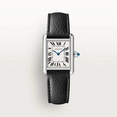 Cartier TANK MUST WATCH - CRWSTA0042 Watches Tank Must Watch, Beaded Crown, Tank Watch, Stainless Steel Tanks, Cartier Panthere, Cartier Tank, Cartier Watch, Forever Jewelry, Women's Watch