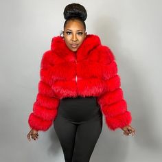 I Sell Genuine Fur Coats At Labatiste.Com. Ig@Shoplabatiste Available In Multiple Colors Red Long Sleeve Fur Coat For Winter, Red Fur Coat For Fall, Red Long Sleeve Fur Coat For Fall, Red Hooded Jacket For Spring, Red Long Sleeve Hooded Jacket For Spring, Fur Jackets For Women, Fur Jackets, Mens Fur, Coats Women