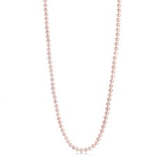 Gump's Signature 5mm Pink Pearl Rope Necklace William Yeoward Crystal, Pearl Rope, Bangle Ring, Jewelry By Material, Locket Charms, Rope Necklace, Freshwater Cultured Pearls, Designer Gifts, Pink Pearl