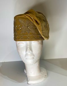 Cap Velvet Hard Hat/cap, SHIP NEXT DAY lgbo Cultural Attire Igbo Ozo Cap, African Men's Wedding Cap Adjustable Tall Crown Headpiece For Ceremonial Occasions, Ceremonial Headpiece With Tall Crown, Adjustable Gold Costume Hat With Round Crown, Gold Adjustable Costume Hat With Round Crown, Adjustable Round Crown Hats For Celebration, Adjustable High Crown Gold Hat, Adjustable Gold Costume Hats For Celebrations, Adjustable Gold Hat For Ceremonial Occasions, Gold Adjustable Costume Hats For Celebrations