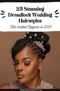 25 Stunning Dreadlocks Hairstyles for Weddings Loc Updos For Women Wedding, Elegant Loc Styles Wedding Hairstyles, Brides With Locs Black Women, Loc Updo Styles Medium, Loc Styles For Wedding, Loc Wedding Hairstyles Brides, Locs Updo Styles, Locs Wedding Hairstyles, Formal Locs Hairstyles