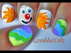 Clown Nails, Circus Nails, Fool Me Twice, Happy April, Fool Me Once, Eyes Nails, Nails Opi, April Fool's Day, Fools Day