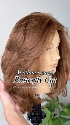 Justin Toves-Vincilione | How to cut a Long Layered Haircut and keep the length ✂️ . -Take vertical sections and direct everything forward -To maintain more length,… | Instagram Past Shoulder Haircut, How To Maintain Butterfly Haircut, Butterfly Haircut Shoulder Length Hair, Butterfly Cut Curtain Bangs, Butterfly Layers With Bangs, Butterfly Shag Haircut Medium