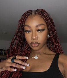 Box Braids Styling, Hair Laid, Braided Hairstyles For Black Women, Locs Hairstyles, Baddie Hairstyles, Box Braids Hairstyles, Hair Inspo Color, Braids For Black Hair