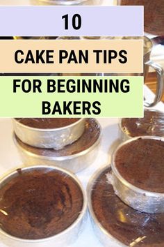 cake pan tips for beginning bakers