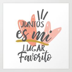 a poster with the words in spanish and english