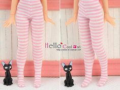 ★ Designed & Made in Taiwan by CoolCat ★＊Size Fit : Blythe, Pure Neemo S (The waist of pantyhose designed for Blythe, so when you put on pantyhose through Pure Neemo thigh, you may feel slightly tight. Please just pull it harder and it will be easy to put on the pantyhose. ^ ^)＊Materieal: Unidirectional elastic cloth fabric＊Different cloth different elasticity & length.＊Note: The price contains a pair of pantyhose only. Others are not included.               The first picture is the main item fo Fitted Cute Pink Pants, Cute Pink Fitted Pants, Cute Fitted Pink Pants, Playful Pink Stretch Tights, Cute Stretch Pink Bottoms, Cute Pink Stretch Bottoms, Playful Pink Fitted Tights, Cute Pink Stretch Tights, Cute Fitted Pink Tights