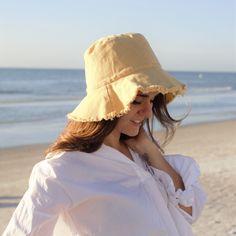 "Summer Hat Woman, Wide Brim Sun Hat, White Bucket Hat, Floppy Hat Woman, Sunhat Woman Hat with Brim, Woman Beach Hat, Brim Hat, Large Sun Hat, Cotton Sun Hat, Packable Sun Hat Women's Bucket Hat - unique fringe edge will complement every outfit whether a summer dress or swimsuit. Foldable & packable sun hats for women convenient to carry along, fits any handbag or backpack. This summer bucket casual hat is great for any summer outdoor activity - beach, traveling, vacation. Material: skin-fr Solid Straw Bucket Hat For Beach Season, Solid Bucket Straw Hat For Beach Season, Solid Bucket Hat For Beach Season, Adjustable Solid Color Bucket Hat For Beach Season, Adjustable Solid Color Bucket Hat For Beach, Solid Color Bucket Hat For Beach Season, Flat Brim Bucket Hat For Vacation, Solid Color Wide Brim Bucket Hat For Vacation, Solid Short Brim Hat For Beach Season