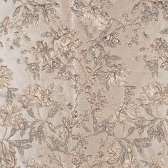 Pale Gold and Beige Luxury Floral Metallic Brocade Beige Luxury, Pattern Draping, Mood Fabrics, Fabric Textures, Gold Fabric, Buy Fabric, Pale Gold, Brocade Fabric, Beige Background