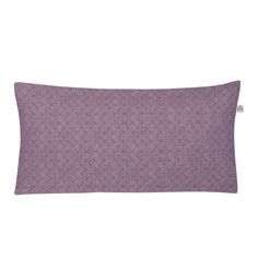 a purple pillow with an intricate design on it