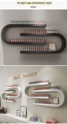 Nails Room Ideas Salons, Nail Room Ideas, Dream Salon, Home Beauty Salon, Nail Station, Hair Salon Interior