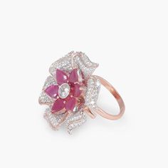 Custom Ring, Latest Jewellery, Cz Ring, Stone Design, White Ring, Cz Stone, Jewelry Designs, Jewelry Trends, Custom Rings