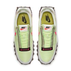 Nike Womens WMNS Waffle Racer Crater Barely Volt CT1983-700 Nike Waffle Racer, Nike Waffle, Adidas Spezial, Dunks Nike, Adidas Campus, Nike Air Max Plus, Air Max Plus, Newest Jordans, Nike Shoes Women