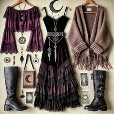 Wardrobe Architect, Fairy Clothes, Boho Fashion, Lookbook, Outfit Inspo, Wardrobe, Dresses, Clothes