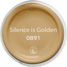 a golden nail polish with the words, science is golden 0891 on it