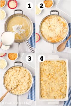 steps to make macaroni and cheese casserole