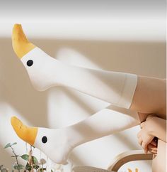 Wiccan Fashion, Head Sock, Sock Animals, Cute Socks, Really Cute Outfits, Casual Socks, Cute Fashion, Things To Buy, Ducks