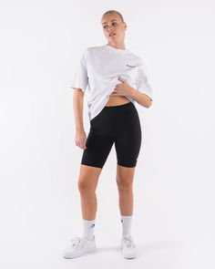 Womens Johnson Oversized T-Shirt - White | BOXRAW Lifestyle Club, Sauna Suit, Women Lifestyle, Lifestyle Clothing, Running Tops, Womens Loungewear, Oversized T Shirt, Oversized Tshirt, Ladies Day