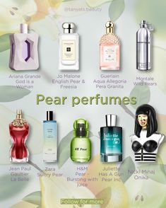 Juicy pear in perfumes 🍐 Pear is one of my favourite notes on perfumes, I like almost every scent featuring it. It can add either sweetness or freshness to any composition, and let me share some of the best options for every budget: ▫️ Ariana Grande God is a Woman - in my top-3 favourite perfumes ever, I’m obsessed with the scent profile. Crispy juicy pear in the opening transforms info cozy cashmere-like ambretta. ▫️ Jo Malone English Pear & Freesia - freesia is one of the freshest whi... Jean Paul Gaultier La Belle, Seductive Perfume, God Is A Woman, Beauty Vanity, Fresh Perfume, Sweet Perfume, Celebrity Perfume