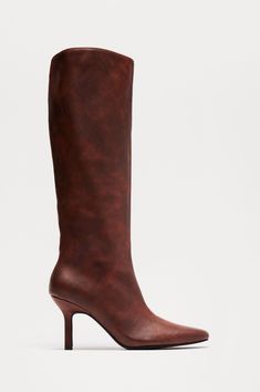 Available In Brown/combo. Knee High Heeled Boots Pointed Toe High Heel Imported | Skye Knee High Boots in Brown size 8.5 by Fashion Nova Brown High Shaft Knee-high Boots For Formal, Brown Knee-high Boots With Pointed Toe, Luxury Brown Pointed Toe Knee-high Boots, Luxury Brown Knee-high Boots With Sculpted Heel, Luxury Brown Knee-high Boots With Reinforced Heel, Knee High Heels, High Heel Boots Knee, High Heel Boots, High Boots