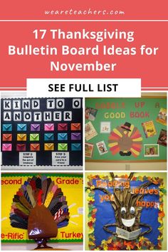 thanksgiving bulletin board ideas for november