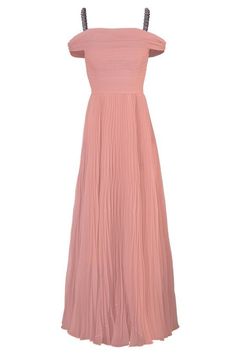 JENNY PACKHAM-Mara Gown - Peach Blossom-PEACH BLOSSOM Pink Pleated Back Dress For Wedding, Pink Gown With Pleated Bodice For Spring, Pink Dress With Pleated Back For Formal Occasions, Spring Pink Bridesmaid Gown, Pink Pleated Back Dress For Gala, Spring Pink Pleated Back Dress, Spring Pink Dress With Pleated Back, Pink Long Dress With Pleated Bodice, Pink Dress With Pleated Bodice