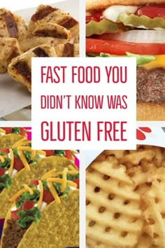 fast food you didn't know was gluten free