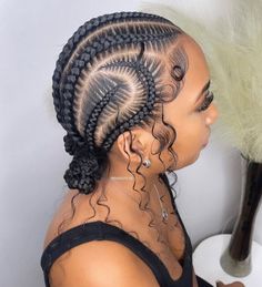 Hairstyle For Black Kids, Long Hair With Layers, Corn Row, Cornrows Braids For Black Women, Hairstyles For Kids Black, Hair With Layers, Feed In Braids Hairstyles, African Hair Braiding Styles