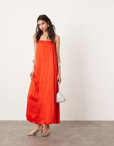 ASOS EDITION statement strappy cami maxi dress in red | ASOS Red Maxi Dress With Straight Neckline For Summer, Red Midi Dress With Straight Neckline For Summer, Summer Evening Maxi Dress With Straight Neckline, Red Maxi Length Slip Dress For Summer, Red Maxi Slip Dress For Summer, Strapless Red Maxi Dress For Spring, Red Maxi Length Slip Dress For Date Night, Red Maxi Dress With Spaghetti Straps, Red Midi Dress With Adjustable Straps