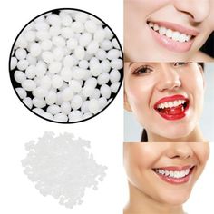 snorda Temporary Tooth Repair Kit Teeth And Gaps FalseTeeth Solid Glue Denture Adhesive - Walmart.com Dental Dentures, Temporary Tooth, Tooth Filling, Denture Adhesive, Tooth Repair, Teeth Dentist, Sikat Gigi, False Teeth, Fake Teeth