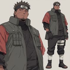 an image of a man in the anime character naruto from naruto