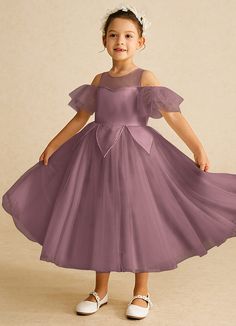 Roselia is our exquisite flower girl a-line dress made from tulle and matte satin. She features a sweetheart bodice with off-shoulder sleeves. The full A-line skirt creates a fairytale silhouette. Hand-sewn pearls adorn the bodice, sleeves, and petals, adding a touch of delicate sophistication. Fitted Pageant Dress For Bridesmaids, Fitted Pageant Dress For Bridesmaid In Prom Season, Bridesmaid Fitted Pageant Dress For Prom, Fitted Bridesmaid Pageant Dress For Prom Season, Elegant Summer Dress For Pageants, Princess Style Bridesmaid Ball Gown, Princess Pageant Dress For Bridesmaids In Prom Season, Princess Bridesmaid Pageant Dress For Prom, Princess Style Bridesmaid Pageant Dress For Prom Season