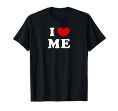 PRICES MAY VARY. Classic "I Love Me" design with vintage font Express your love with this design Lightweight, Classic fit, Double-needle sleeve and bottom hem I Heart Me, Vintage Font, Me Design, I Love Me, Vintage Fonts, Luxury Store, Love Me, Branded T Shirts, Fashion Store